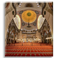 Süleymaniye Cami iç Avlu ve Avize