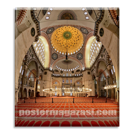 Süleymaniye Cami iç Avlu ve Avize